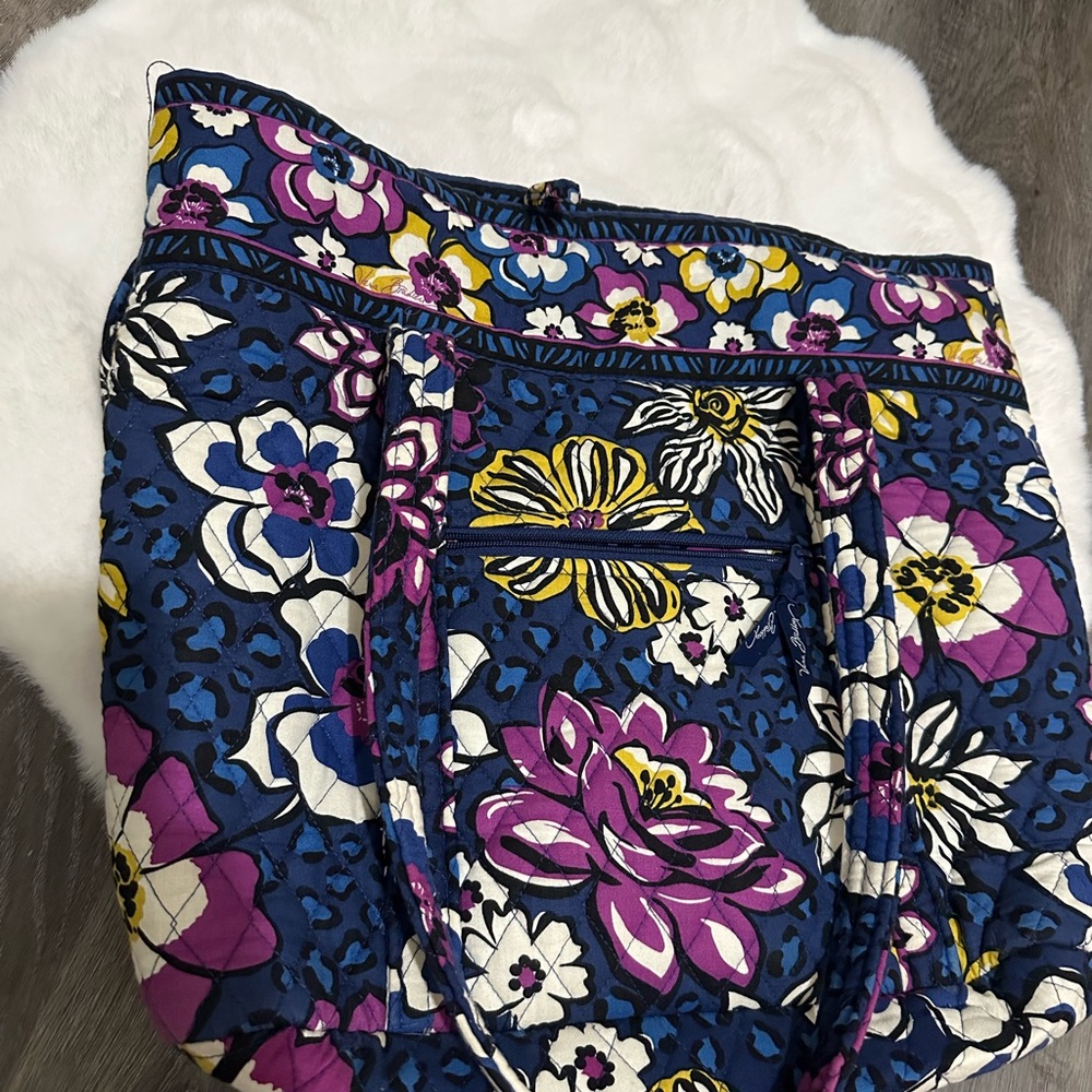 Vera Bradley Blue Floral Tote